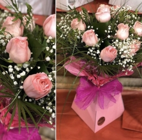 Kar'ls Dozen Pink Roses