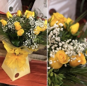 Karl's Dozen Yellow Roses