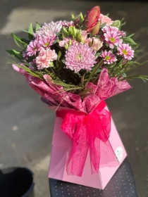 Pink Hand Tied Bouquet KW